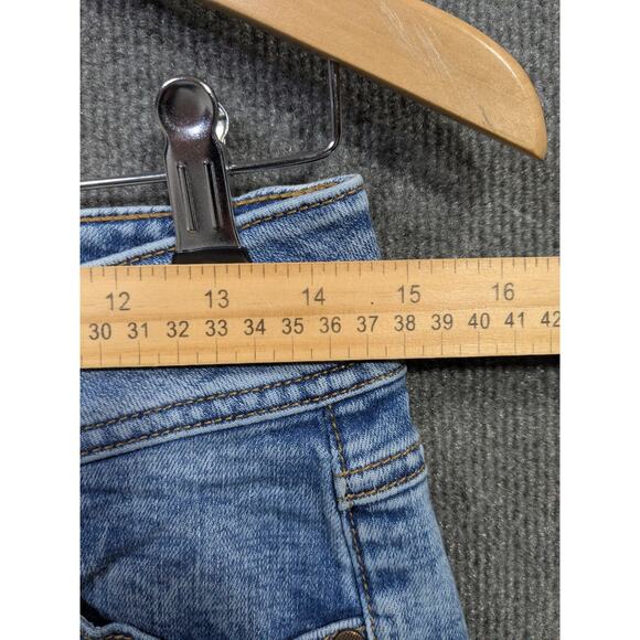 Cabi Jeans Womens 4 (Fits 29x30) Stretch Skinny Stonewash Cinch Carpenter Paint - Picture 5 of 13